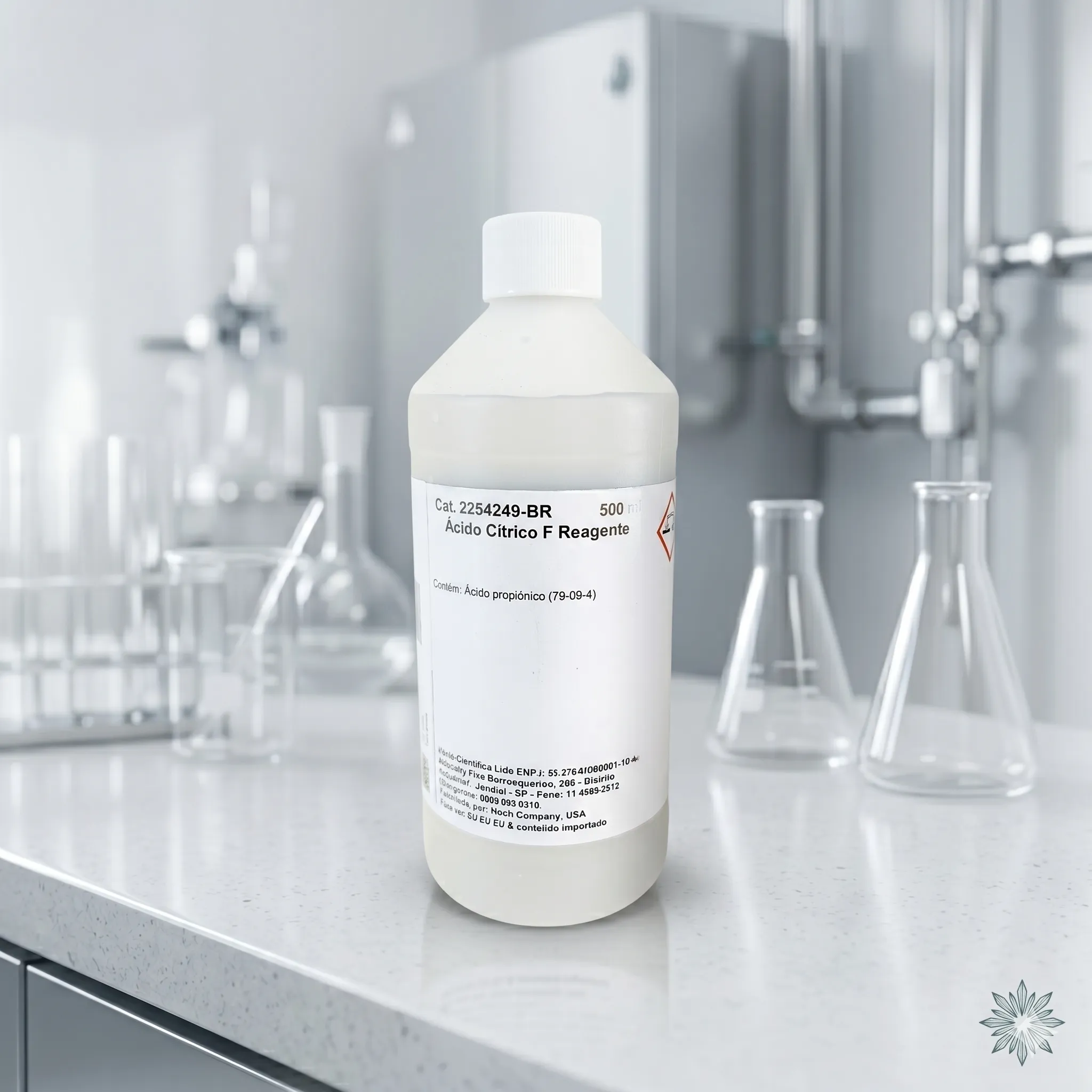 Ácido Cítrico Solução 500ml Cat - 22542 - 49