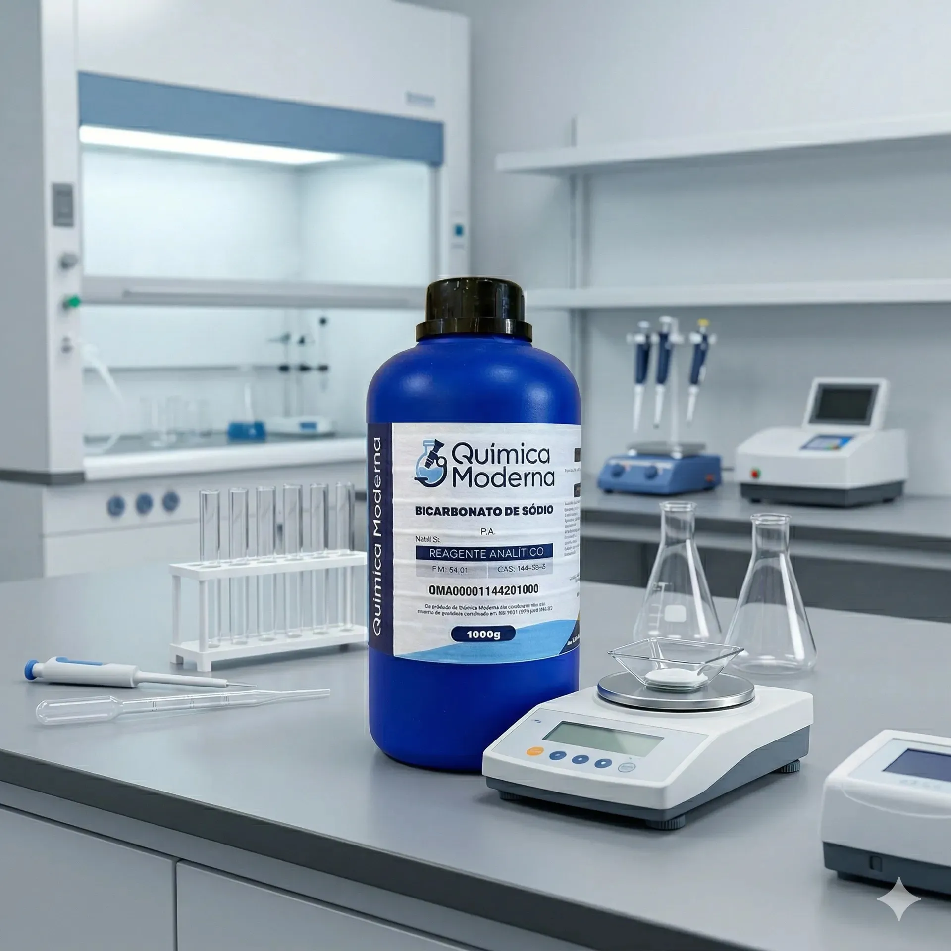 Bicarbonato de Sódio P.A. - ACS 1kg Química Moderna