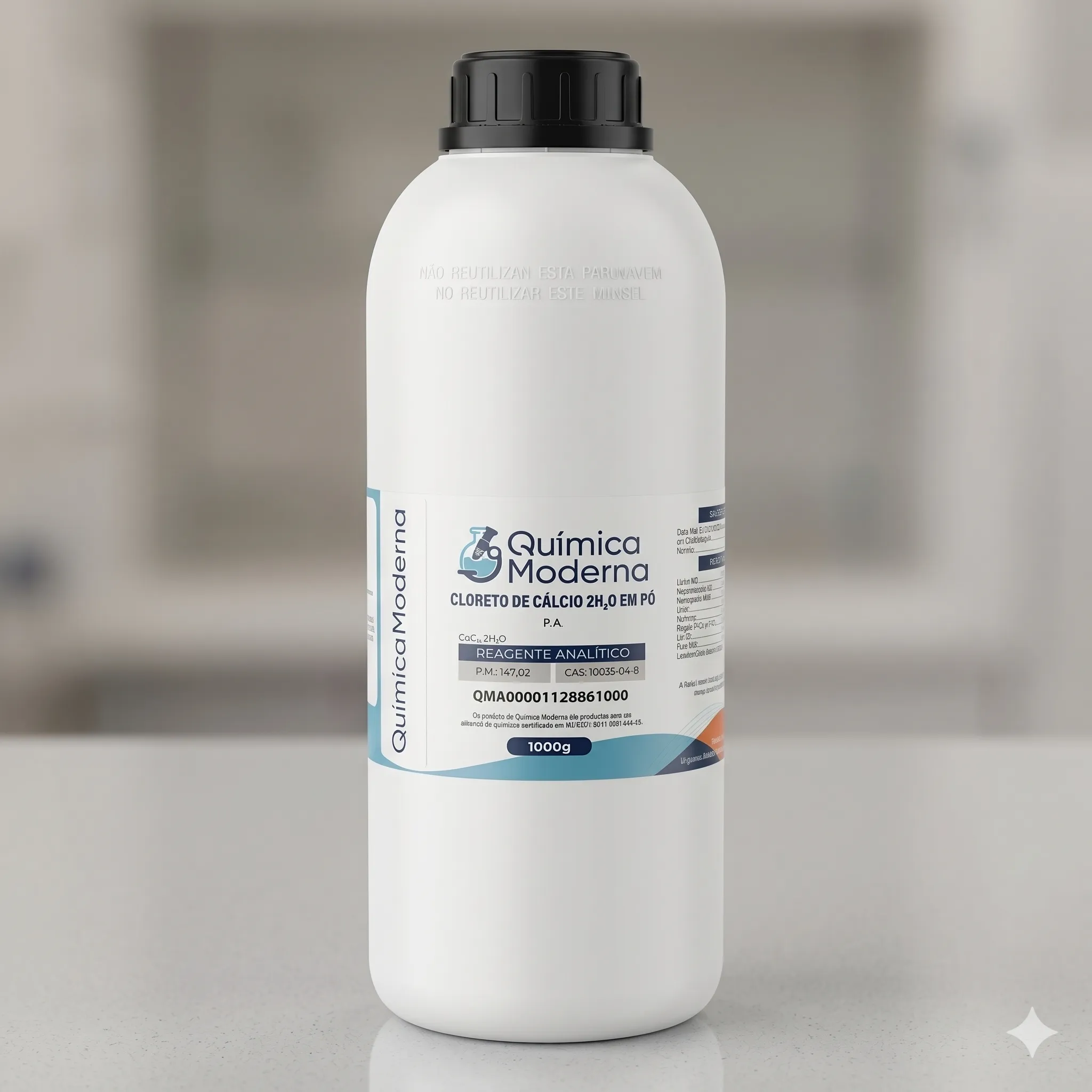 Cloreto de Cálcio 2H₂O PA 1000g - Química Moderna