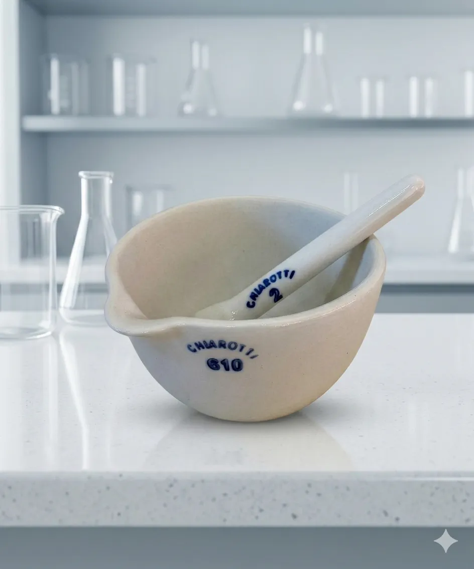 Gral c/pistilo em porcelana cap.305ml diâm.120mm