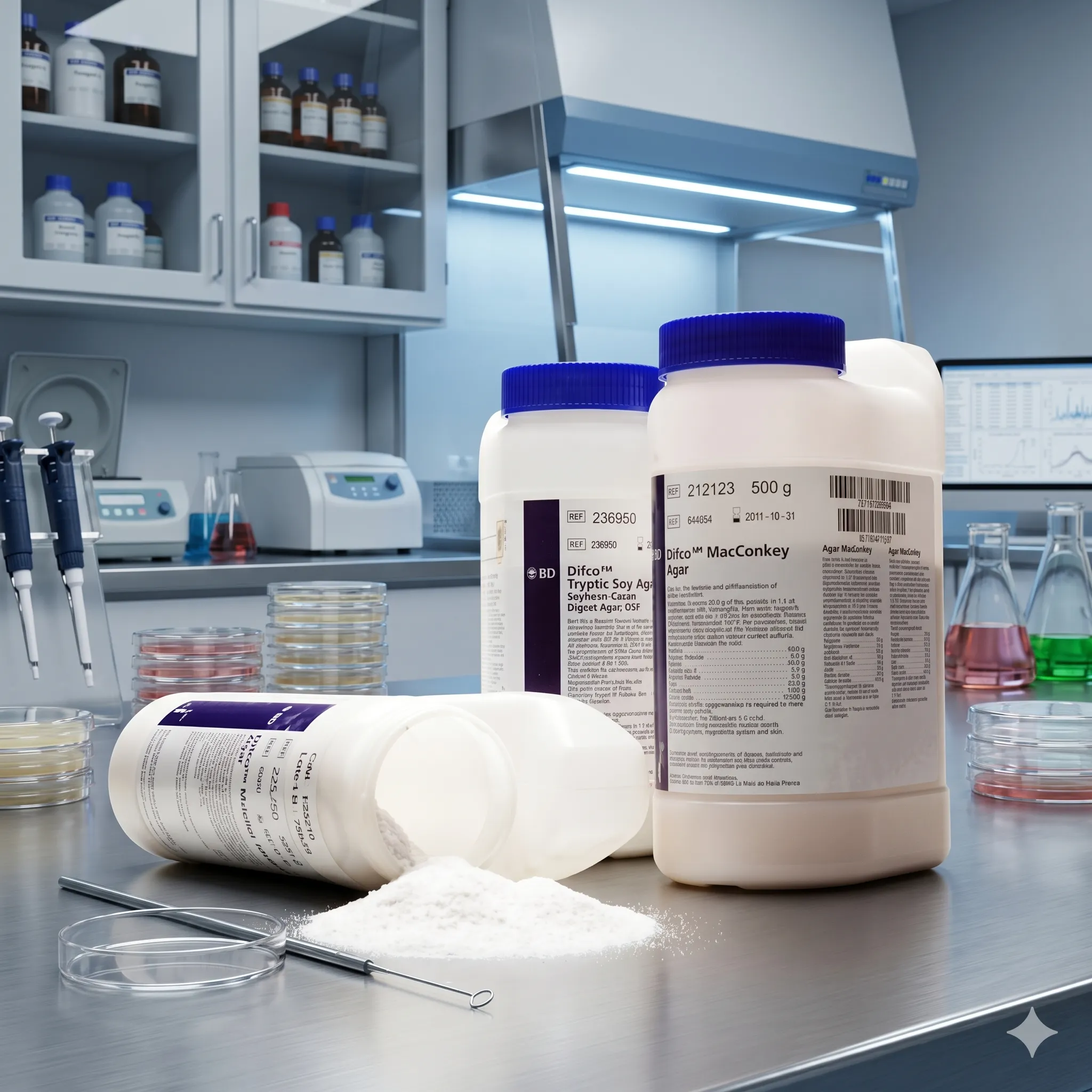 Meio de Cultura para Laboratório