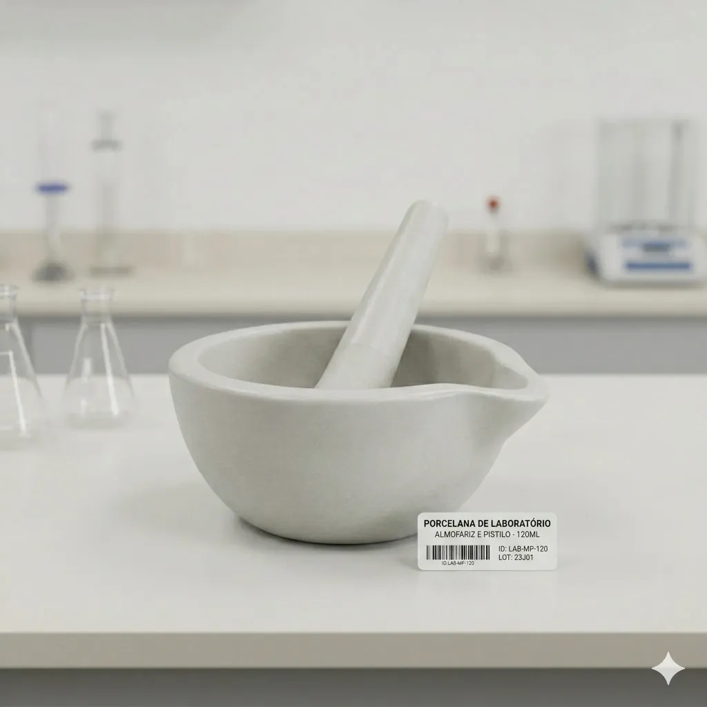 Porcelanas para Laboratório – Cadinhos, Cápsulas, Almofarizes e Placas